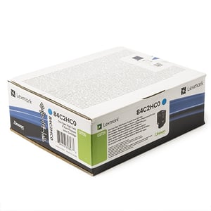 Afbeelding van Lexmark 84C2HC0 toner cartridge cyaan extra hoge capaciteit (origineel)