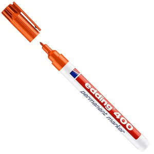Afbeelding van Edding 400 permanent marker | oranje | ronde punt | 1 mm