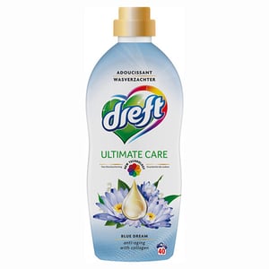 Afbeelding van Dreft Ultimate Care Wasverzachter | Blue Dream | 1 Liter | 40 Wasbeurten