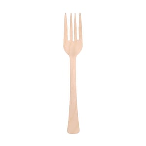 Afbeelding van Depa wegwerp snackvork | hout | 16 cm | 200 stuks