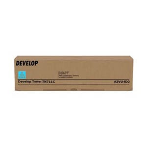 Afbeelding van Develop TN-711C (A3VU4D0) toner cartridge cyaan (origineel)