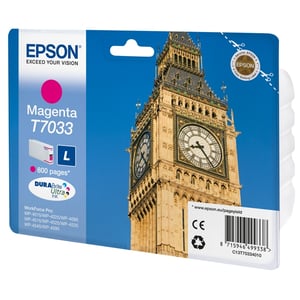 Afbeelding van Epson T7033 inktcartridge magenta (origineel)