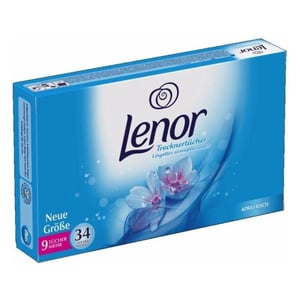 Afbeelding van Lenor droogtrommeldoekjes aprilfris | 34 doekjes