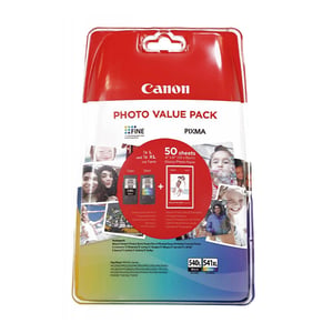 Afbeelding van Canon PG-540L BK / CL-541XL C serie incl. 50 vel fotopapier (origineel)