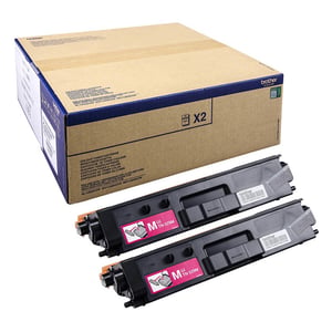 Afbeelding van Brother TN-329M toner cartridge magenta 2 stuks (origineel)