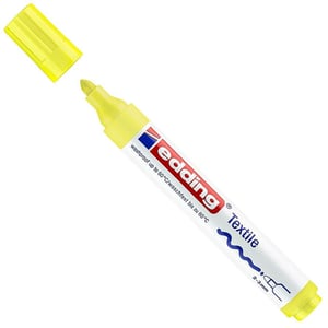 Afbeelding van Edding 4500 textielmarker | neon geel | ronde punt | 2-3 mm
