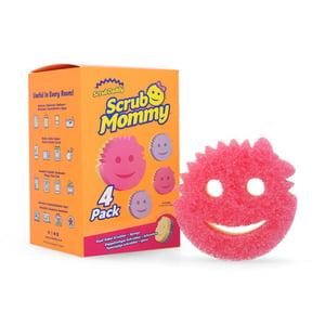 Afbeelding van Scrub Daddy | Scrub Mommy sponzen | roze/paars | 4 stuks