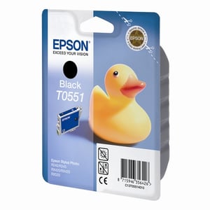 Afbeelding van Epson T0551 inktcartridge zwart (origineel)