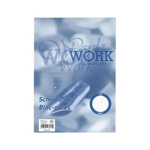 Afbeelding van WORK schrijfblok | A5 | gebonden | gelinieerd | 70gr. | 100 vel