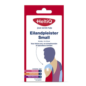 Afbeelding van HeltiQ eilandpleister | small | 7,5 x 5 cm | 8 stuks
