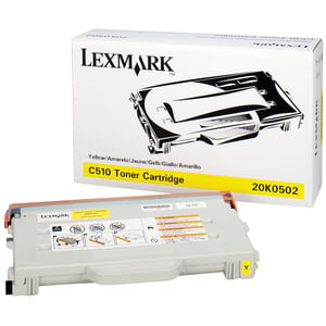 Afbeelding van Lexmark 20K0502 toner cartridge geel (origineel)