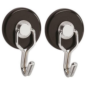 Afbeelding van Maul haakmagneten | Carrousel | zwart | 2 stuks