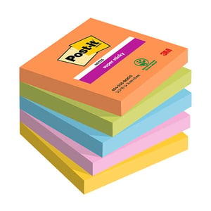 Afbeelding van 3M Post-It super sticky | 76 x 76 mm | Boost | 5 x 90 vel