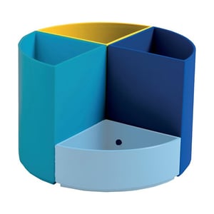 Afbeelding van Exacompta 68202D Bee blue pennenhouder | polystyreen | assorti