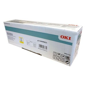 Afbeelding van OKI 46490621 toner cartridge geel (origineel)