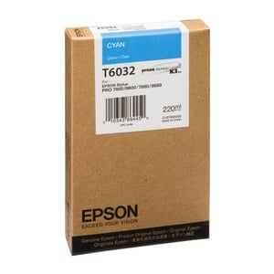 Afbeelding van Epson T6032 inktcartridge cyaan hoge capaciteit (origineel)