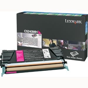 Afbeelding van Lexmark C5240MH toner cartridge magenta hoge capaciteit (origineel)