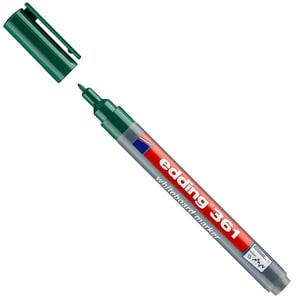 Afbeelding van Edding 361 whiteboard marker | groen | ronde punt | 1 mm
