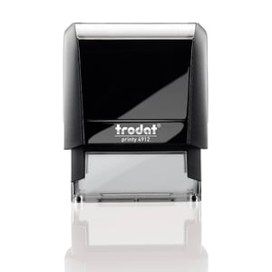 Afbeelding van Trodat Printy 4912 stempel personaliseerbaar | tekststempel | zwart