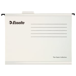 Afbeelding van Esselte 90319 Classic versterkte hangmap | A4 | wit | 25 stuks