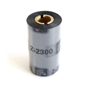 Afbeelding van Zebra 2300 / 02300BK10245 wax ribbon 102mm x 450m 12 stuks (origineel)