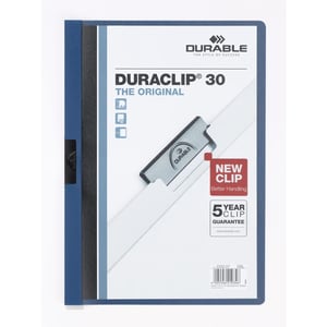 Afbeelding van Durable 220007 Duraclip klemmap | A4 | donkerblauw