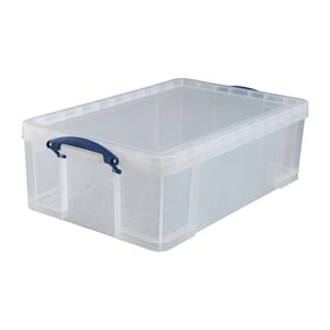 Afbeelding van Really Useful Box opbergdoos | polypropyleen | transparant | 50 liter