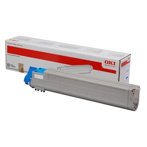 Afbeelding van OKI 45536507 toner cartridge cyaan hoge capaciteit (origineel)