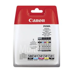 Afbeelding van Canon PGI-580 BK / CL-581 BK/C/M/Y serie (origineel)