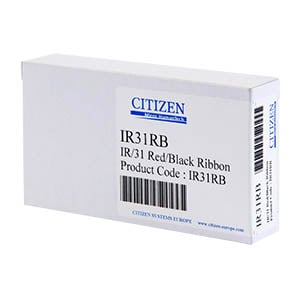 Afbeelding van Citizen IR-31RB inktlint zwart / rood (origineel)