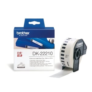 Afbeelding van Brother DK-22210 continue papiertape 29mm x 30,48m (origineel)