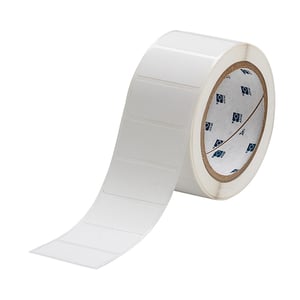 Afbeelding van Brady THT-17-422-3 label polyester glanzend wit 50,80 x 25,40 mm (origineel)