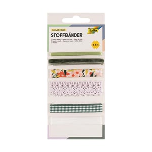 Afbeelding van Folia lint | Flower fields | 6 x 1 m