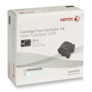 Afbeelding van Xerox 108R00999 solid inkt zwart 4 stuks (origineel)
