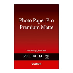Afbeelding van Canon PM-101 premium fotopapier | mat | A4 | 210 gr. | 20 vel