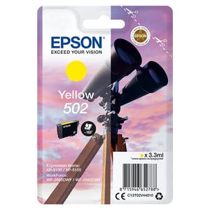 Afbeelding van Epson 502 inktcartridge geel (origineel)