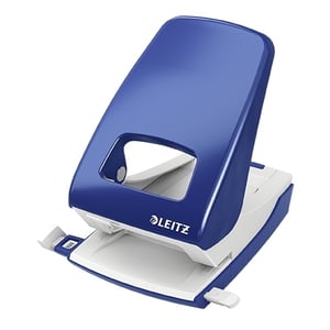 Afbeelding van Leitz 51380035 NeXXt perforator | metaal | blauw | 2-gaats | tot 40 vel