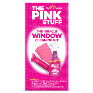 Afbeelding van The Pink Stuff The Miracle Window Cleaning Kit | 4-delig