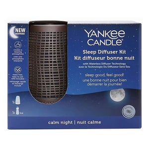 Afbeelding van Yankee Candle Sleep Diffuser Kit | Calm Night | brons