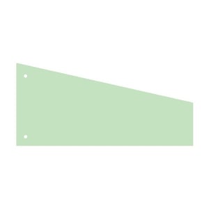 Afbeelding van Kangaro scheidingsstrook trapezium | groen | 240 x 105 / 60mm | 100 stuks