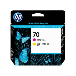 Afbeelding van HP C9406A nr. 70 printkop magenta / geel (origineel)