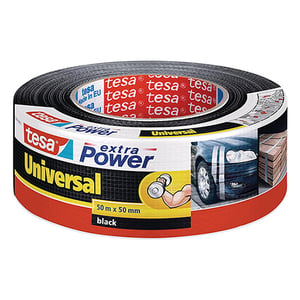 Afbeelding van Tesa extra Power Universal duct tape | zwart | 50 mm x 50 m