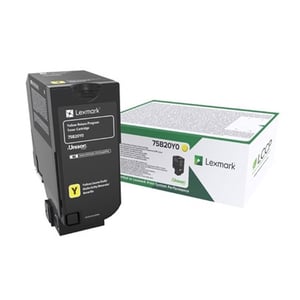 Afbeelding van Lexmark 75B20Y0 toner cartridge geel (origineel)