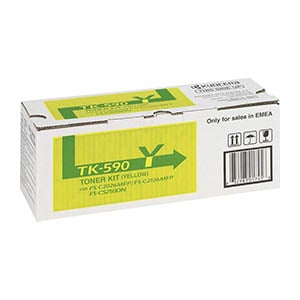 Afbeelding van Kyocera TK-590Y toner cartridge geel (origineel)
