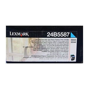 Afbeelding van Lexmark 24B5587 toner cartridge cyaan (origineel)