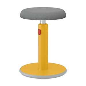 Afbeelding van Leitz Ergo Cosy actieve zit-sta kruk | verstelbaar | geel | tot 100 kg