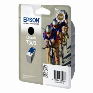 Afbeelding van Epson T003 inktcartridge zwart (origineel)