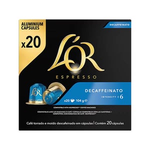 Afbeelding van L'OR Espresso Decaffeinato koffiecups | 20 stuks