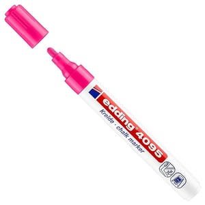 Afbeelding van Edding 4095 krijtmarker | neonroze | ronde punt | 2-3 mm