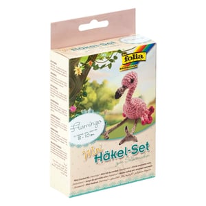 Afbeelding van Folia haakset flamingo